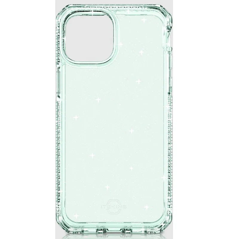 Itskins Hybrid Spark iPhone 13 Pro Max Cover - Light Green - Tashqila Itskins Hybrid Spark iPhone 13 Pro Max Cover - Light Green - Tashqila